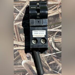 Crouse-Hinds 200 Amp Type MD-A Electric Breaker Please View Pics Tested!